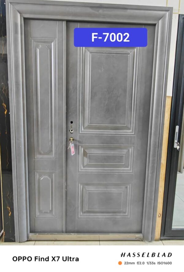 Metal Security Door F-7002,  Right 1200x2000