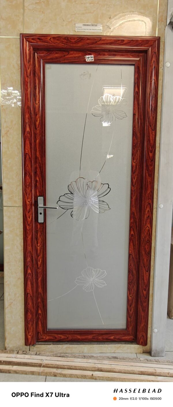 Bathroom Door No. 8 Single Glass