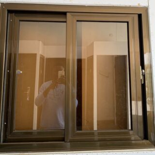 Bronze Aluminium Window