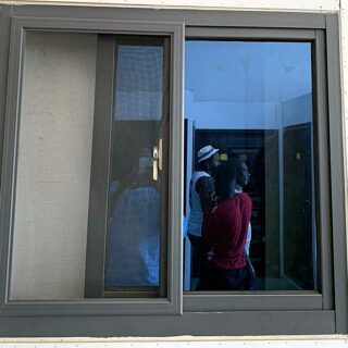 Aluminium Window Charcoal Grey