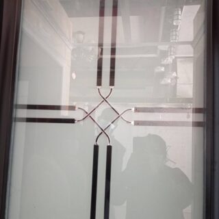 Bathroom Door 1 Double Glass