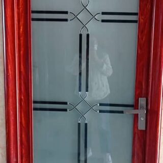 Bathroom Door 5 Double Glass