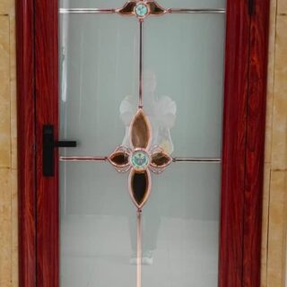 Bathroom Door 6 Double Glass