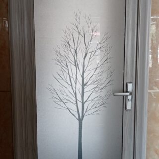 Bathroom Door No. 2 Single Glass
