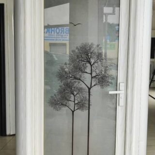 Bathroom Door No. 3 Single Glass