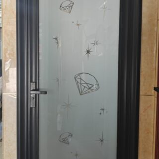 Bathroom Door No. 5 Single Glass