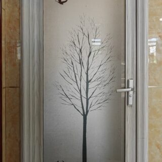 Bathroom Door No. 7 Single Glass