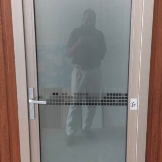 Bathroom Door 17 Double Glass