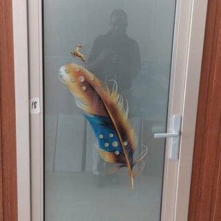 Bathroom Door 13 Double Glass