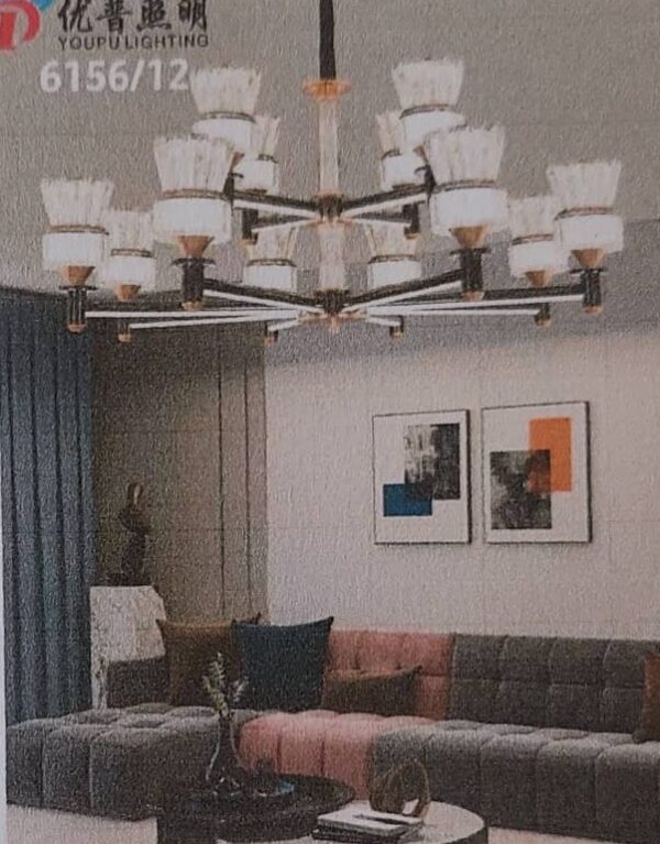 D-03 Modern Crystal Luxury Pendant 12 Lights